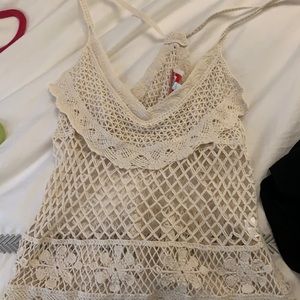 Nature rose tank top